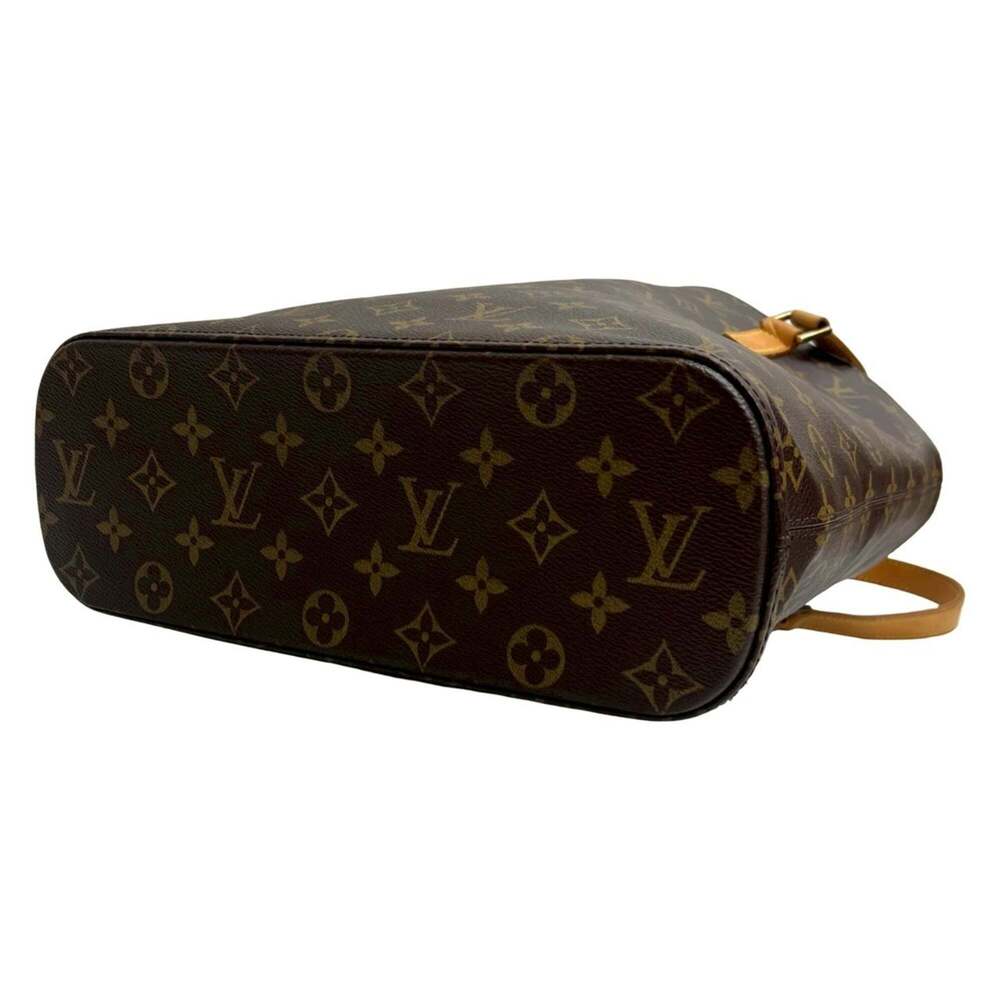 LOUIS VUITTON Authentic Brown Monogram Leather Tote Bag - Picture 8 of 10